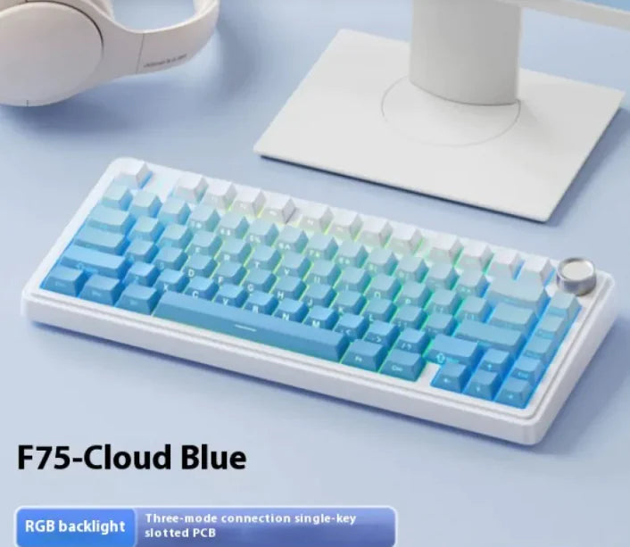 Wireless Three-Mode Bluetooth Mechanical Keyboard